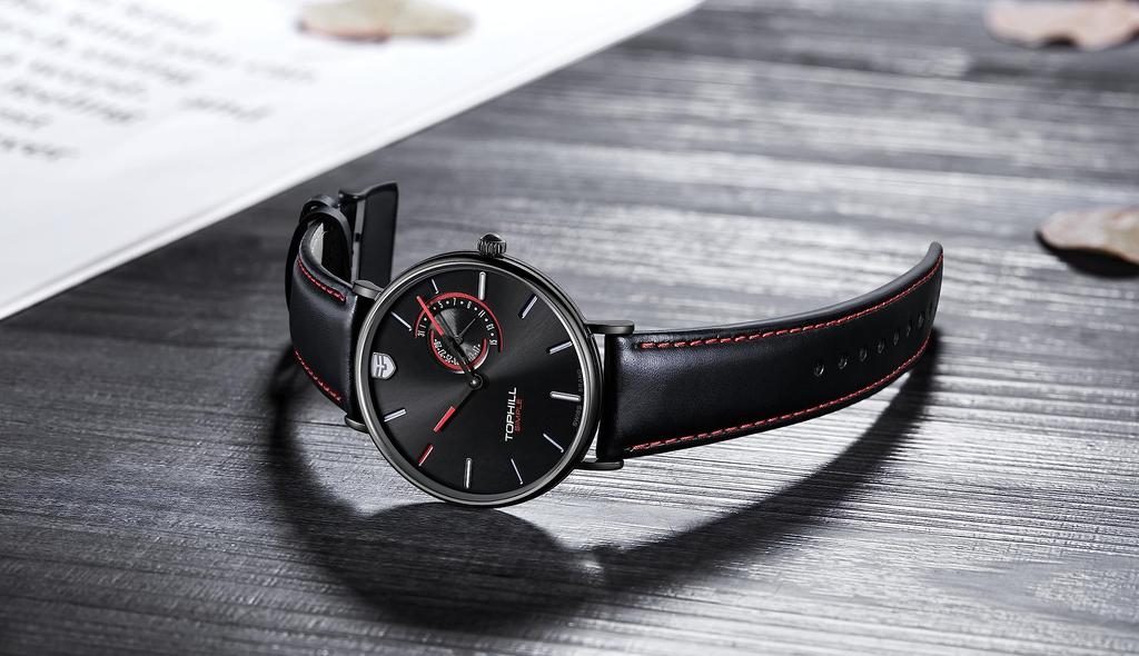 Fajny lekki zegarek popularny kwarcowy duży łatwy do odczytania data wodoodporny zegarek dla mężczyzn Męski męski