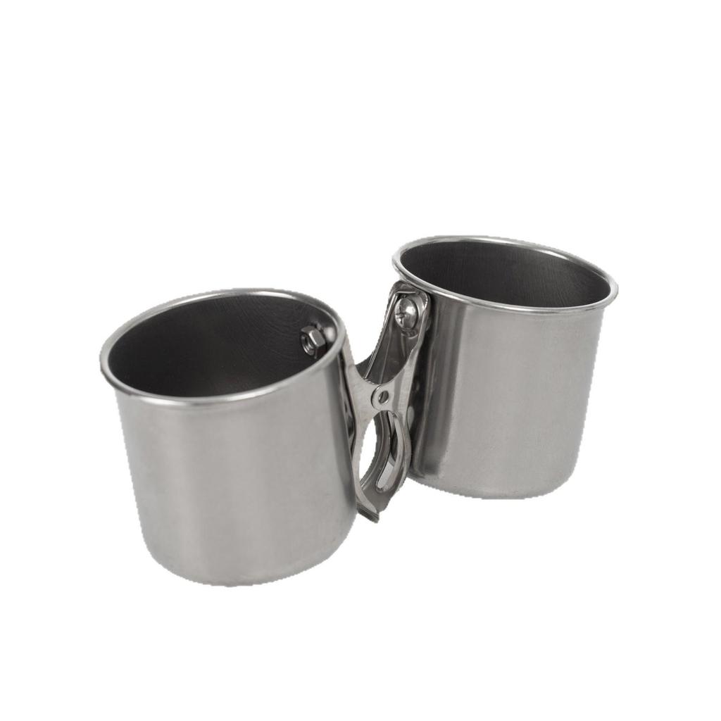 Stainless Steel Birdcage Food and Water Bowl for Cockatiels and Budgies