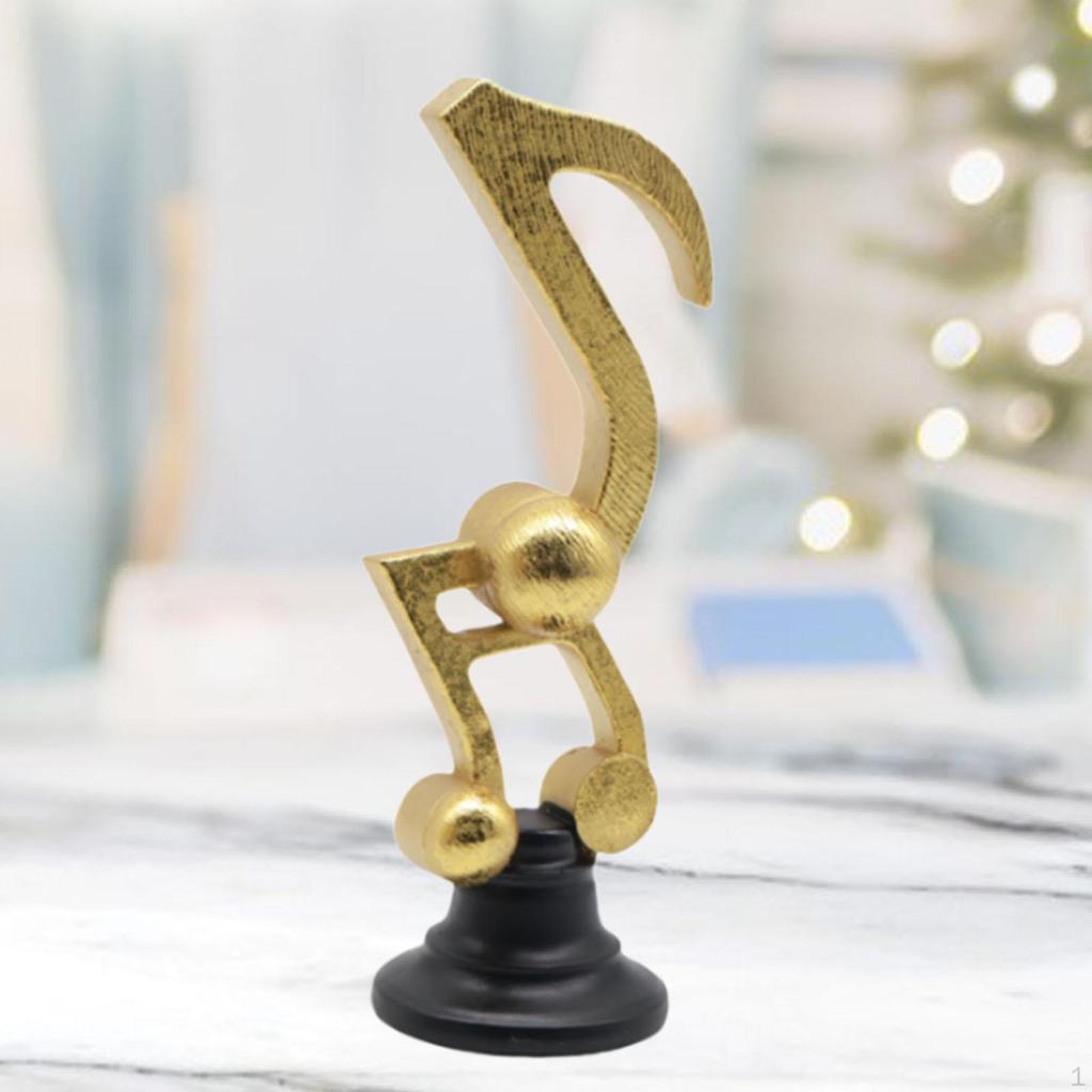 Sculpture, Music Note Figurine, Table Center, Office Ornament for Library