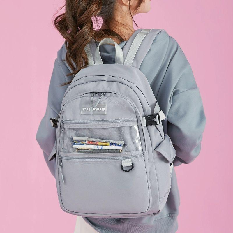 2025 Korean Style Large Capacity Backpack for College, High School & Middle School Girls