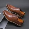 Men's Leather Lace-up Dress Shoes Formal Casual Non-slip Oxford Shoes