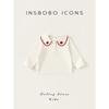 Insbobo Girls' T-Shirt 2026 Spring Stylish Base Shirt Children's Spring New Style Baby Top Spring Children's Clothing Autumn