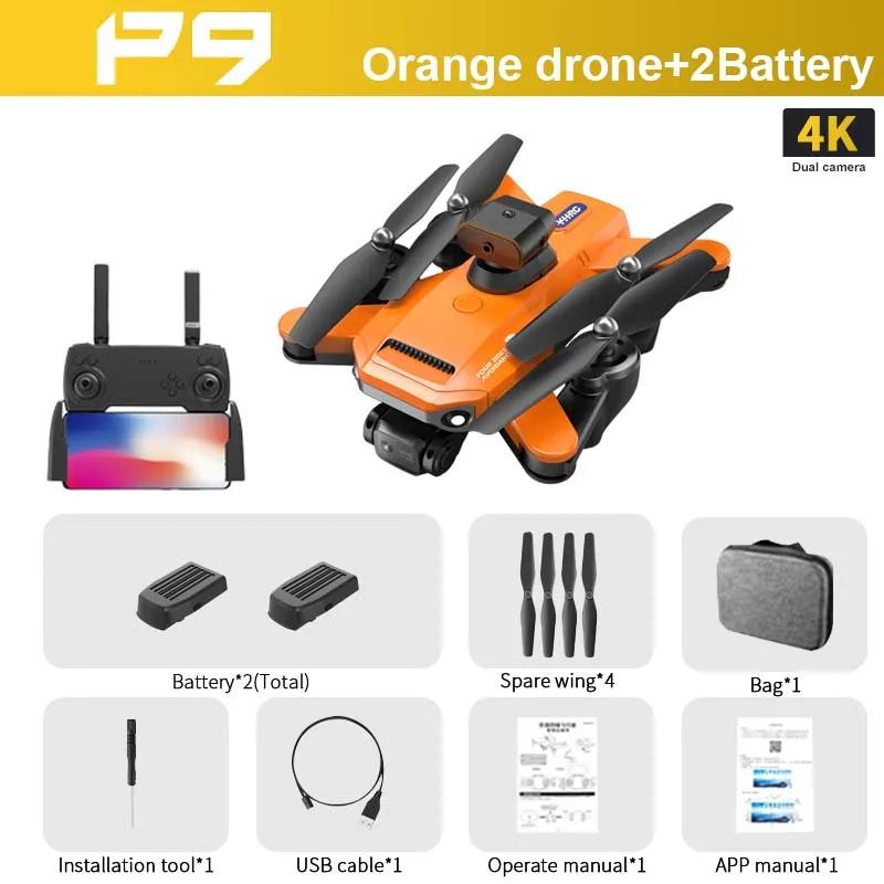 Neue P9 UAV HD Dual Kamera Professionelle Vierseitige Hindernisvermeidung Luftaufnahmen Optischer Fluss Elektronisch gesteuerter Quadcopter