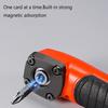 New 1Pc Multifunctional Electric Corner Screwdriver,High Torque 90 ° Right Angle Screwdriver,Manual Tool,Blue And Orange