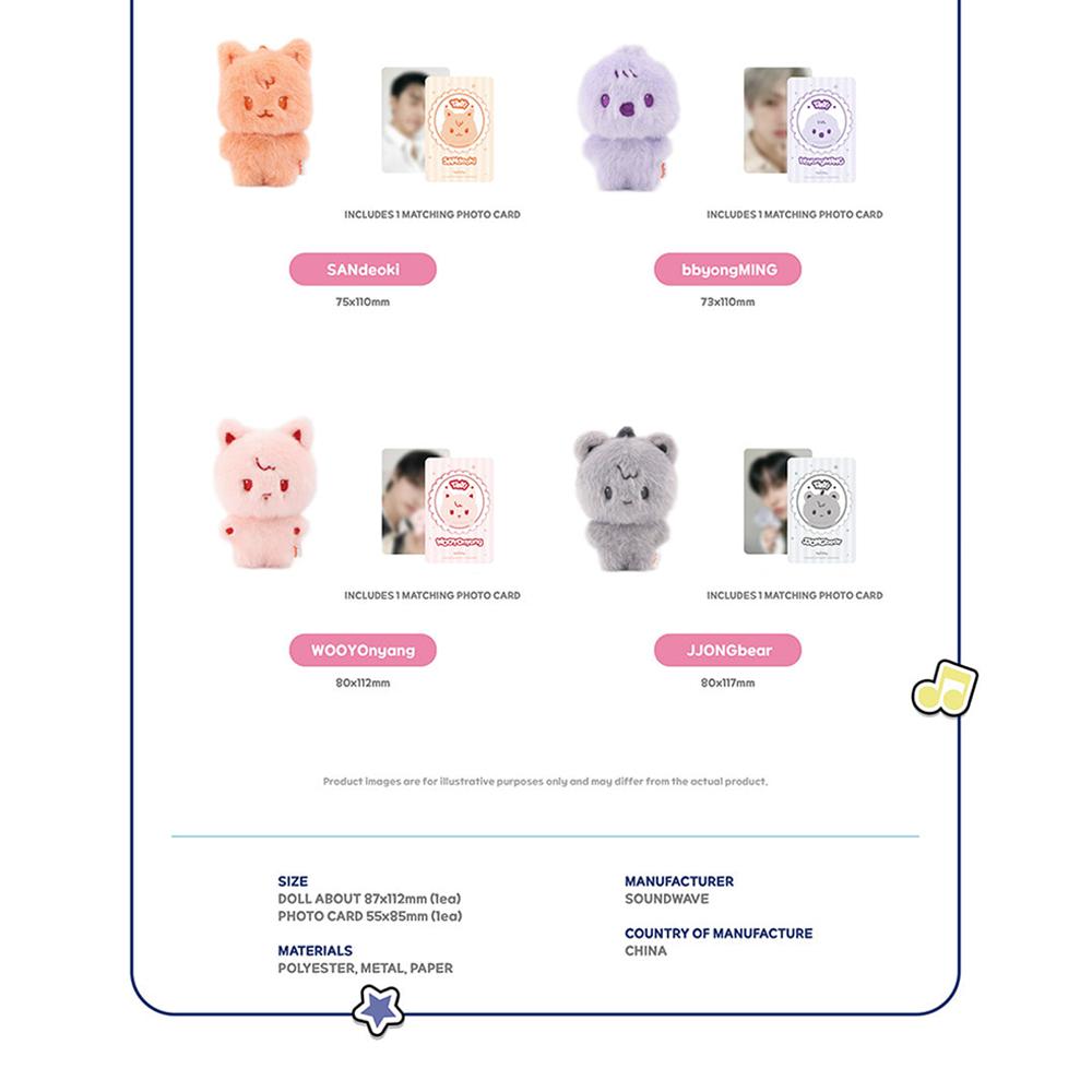 ATEEZ [ANITEEZ IN COLOR] Color TINY ANITEEZ Doll