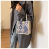 Bolsa de pano de vela nacional feminina verão moda portátil lancheira de linho bolsa bento