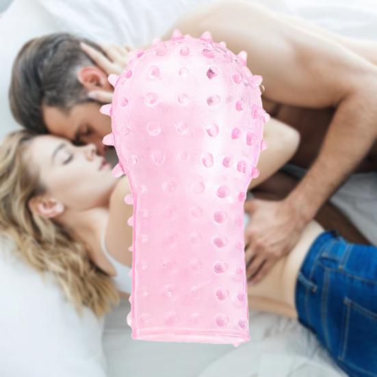 Finger Stimulator Enhance Internal Sensation Scratch Resistant TPE Clitoris Finger Massaging Cot for Couple
