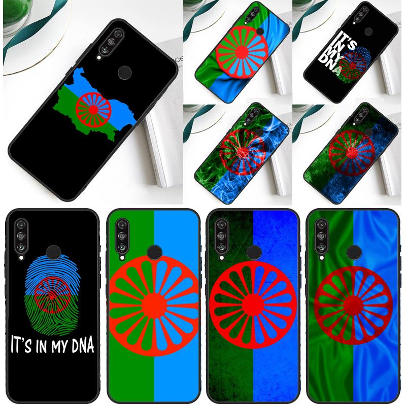 Gypsy Romani Roma Flag For Huawei Nova 12s 12i 11i 8i 9 10 SE Y91 Y90 Y60 Y70 Y72 Y61 P20 P40 Lite P30 P60 Pro Case