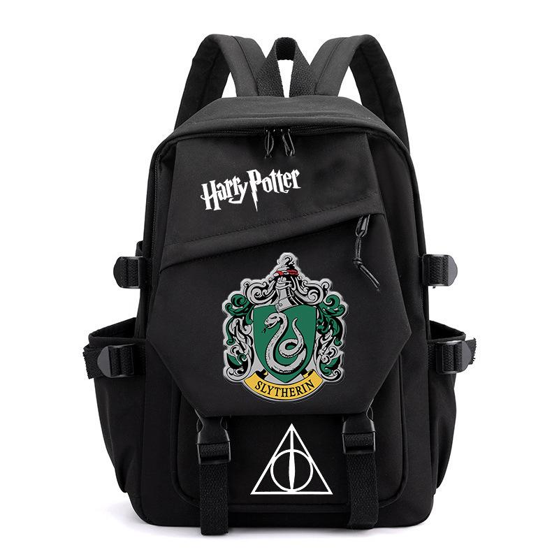 Mochila Bolso Escolar Mochila Casual para Estudiantes Hombres Mujeres Estilo Hogwarts Gran Capacidad Mochila de Viaje