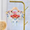 Embroidery Floral Neckline Buckle Front Ancient Hanfu Costume Fake Collar Shawl