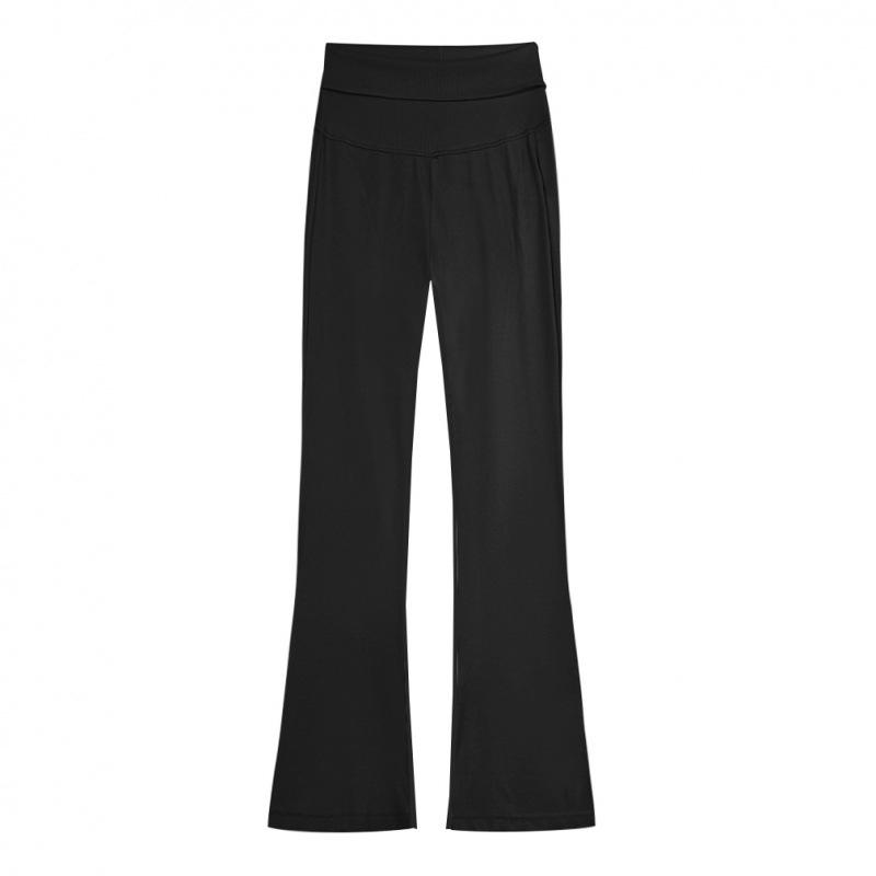 Summer Style Maternity Flare Yoga Pants - Convertible Waist, Lightweight, Floor-Length