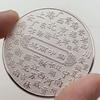 Chinese Ancient Beauty Diao Chan Silver Plated Painted Commemorative Medal, Princess Yang Yuhuan Coin, 45mm Commemorative Coin