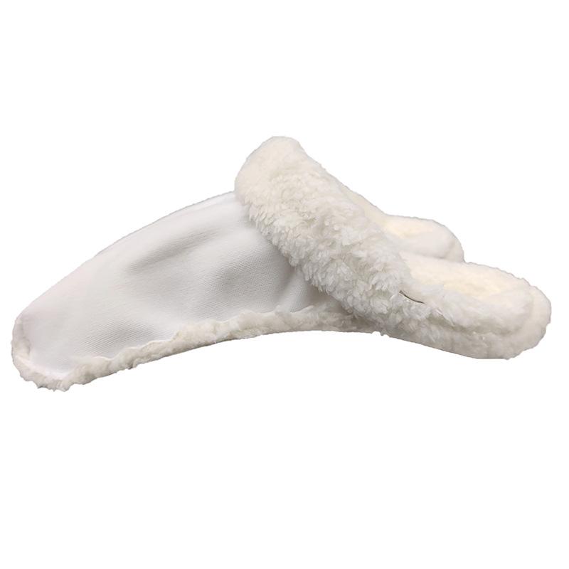 Fleece-Lined Clogs with Removable Cotton Liner – Washable, Warm, Soft Plush Shoe Cover