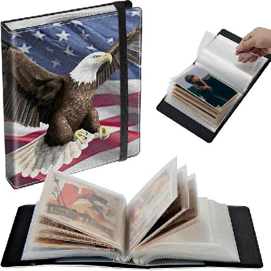 

Маленький фотоальбом 4x6 дюймов на 120 фотографий, фотоальбомы из ПУ кожи с прозрачными внутренними кармашками и резинкой для свадьбы, для мальчиков, для девочек, для путешествий, для семьи Photo Album 5x7