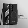 Rugged Magnetic Phone Case For Samsung Galaxy Z Fold 7 6 5 5G For Magsafe With Stylus Pen Holder Screen Film Hard Cover Shell
