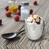 12/6/4/2Pcs 80ml Double Wall Glass Cup Egg Shape Coffee Mug Transparent Heat Resistant Tea Beer Drink Mini Espresso Coffee Cups