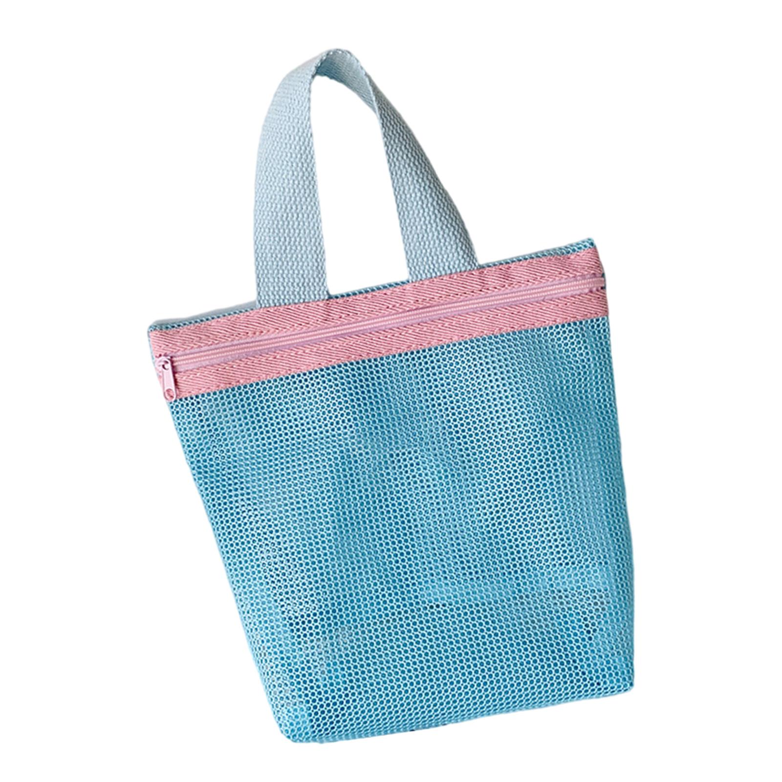 

Beach Bag Mesh Shower Caddy Bag Tote Bag for Women Pool Bag Travel Cosmetic Bag Foldable Portable Toiletry Bag Gifts