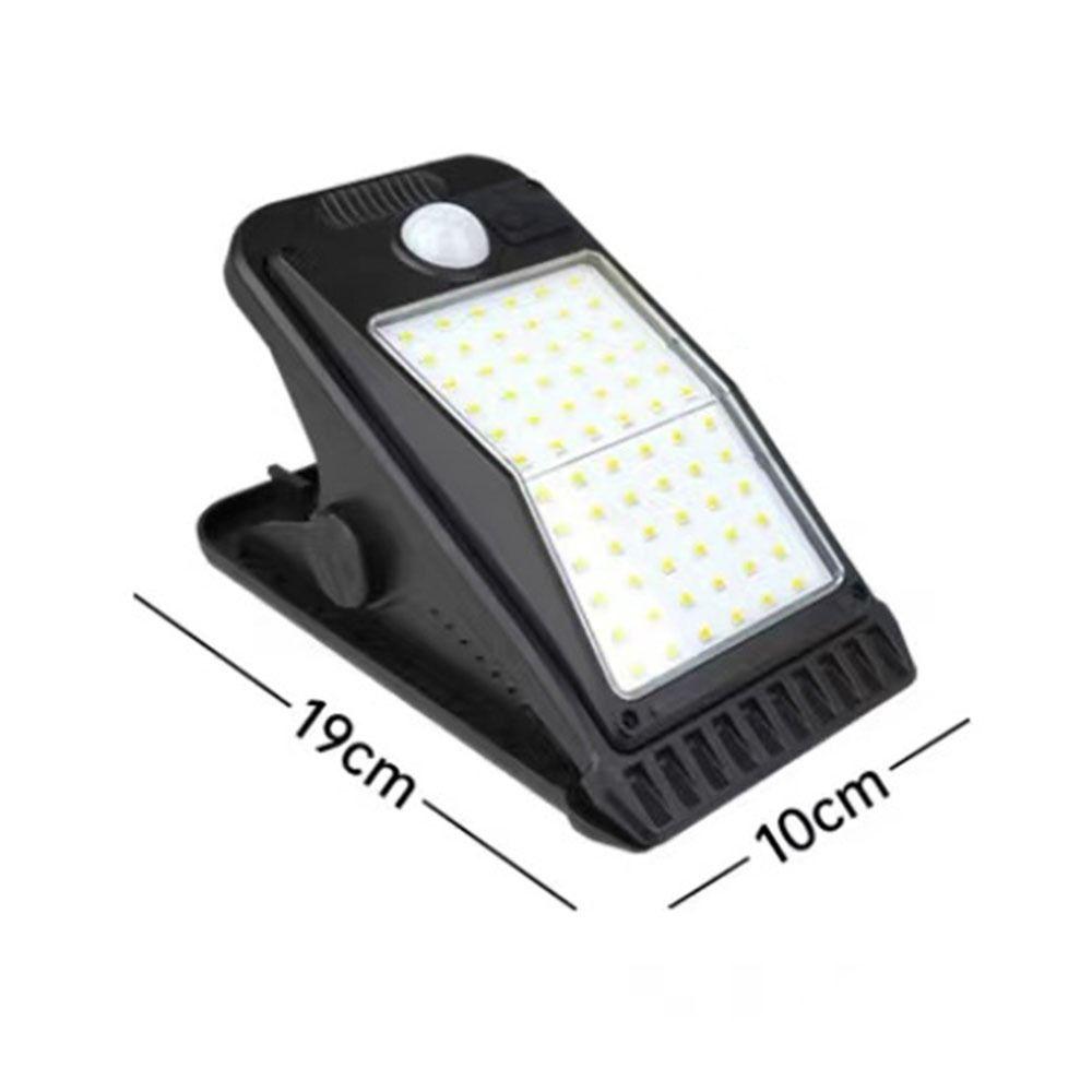Portable Human Body Induction Lighting IP65 Waterproof Garden Wall Light Solar Clip Lights  Home