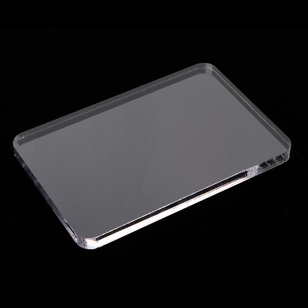 Acrylic Stamping Block Scrapbooking Tool for Clear Stamps Ink Pads and Card Craft Projects