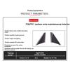 Real Carbon Fiber Decorative A Pillar Triangle Cover For 718 911 2012-2019 Car Parts Gloss Black