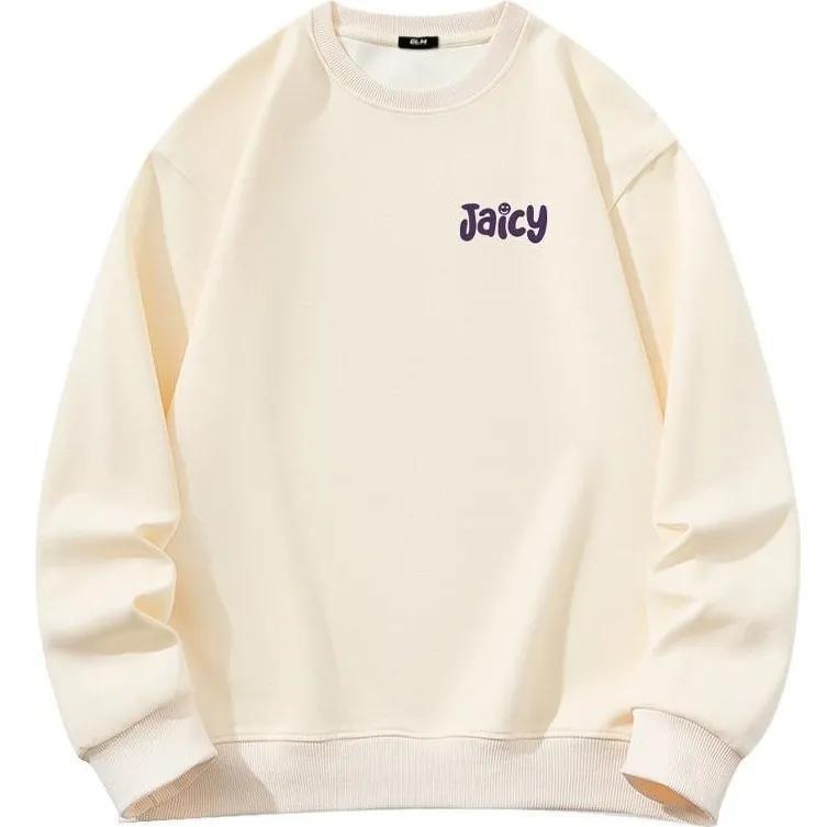 Men's Thickened Autumn/Winter Heavyweight Hoodie - Loose Fit, Long Sleeve, Round Neck, Trendy Youth Outerwear