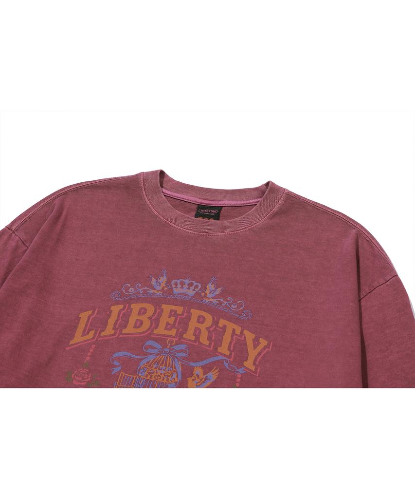 CPGN STUDIO Liberty Rose Layered Pigment Long Sleeve Dusty Pink