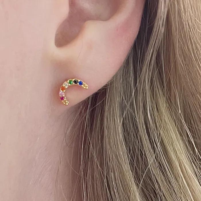 Rainbow Curve Earrings