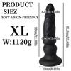 Anal Dildo & Butt Plug for Men Women - Unisex Silicone Anal Dilator for Stretching, Prostate Massager, G-Spot Toy, BDSM Adult Toy