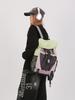 Casual Outdoor Sports Backpack For Women With Colorblock Design And Laptop Compartment