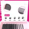 European & American Individual Cluster False Eyelashes - Natural Curl, Voluminous & Segmented DIY Extension Fibers