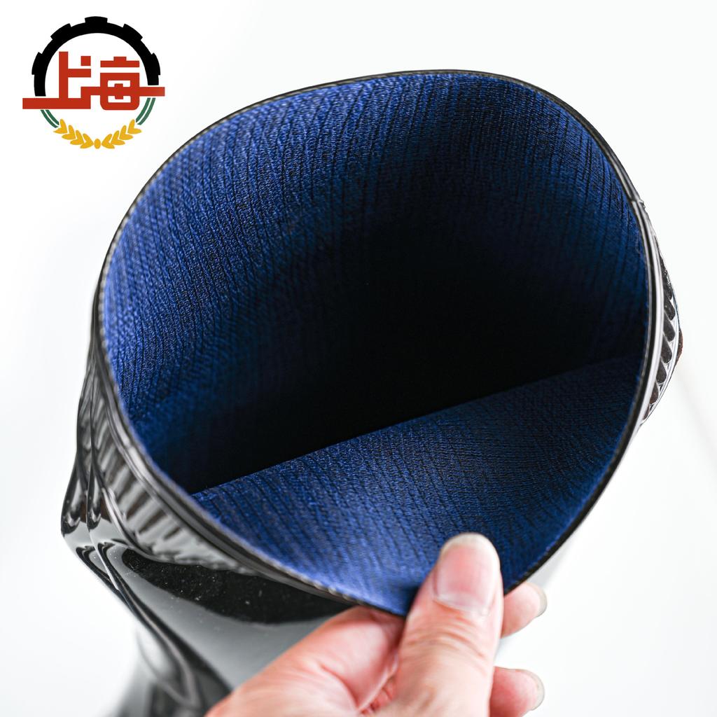 Rain shoes adult plastic rain shoes high-top water shoes rain boots waterproof, non-slip and wear-resistant overshoes water boots