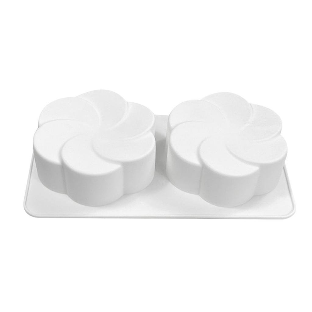 Flexible Silicone Flower Mousse Molds Functional Fan Shape Silicone Molds Perfect For Baking And Crafting Projects