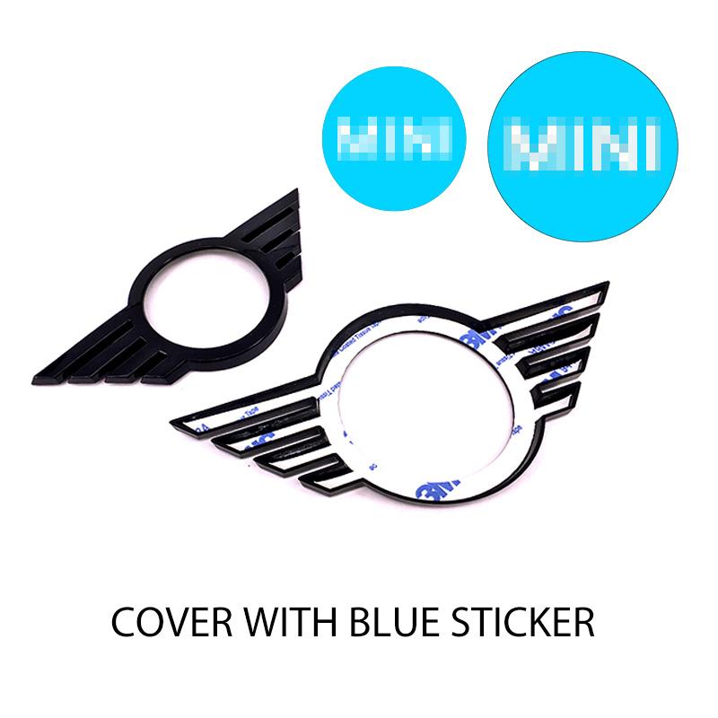 Brand New ABS Material Black Color Emblems Cover For 2018 LCI Facelift mini cooper F56 F55 F54 F60 F57 (2 PCS/SET) Glossy Black&MINI F55 F56 F57