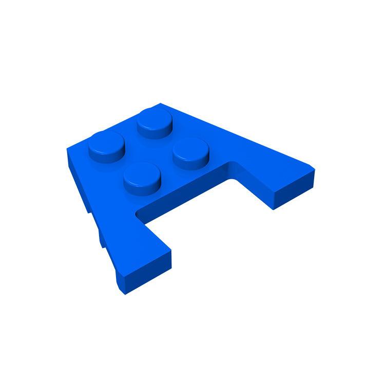 50pcs Compatible MOC Brick Parts 90194 48183 Wedge Plate 3 X 4 Building Block Particle DIY Assmble Kid Puzzle Brain Toy Gift