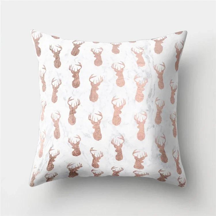 Marble Geometric Pattern Decorative Cushions Pillowcase Polyester Cushion Cover Throw Pillow Sofa Decoration Pillowcover