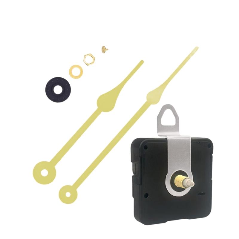 Quiet Clock Movement Kits Battery Operated Quartzs Clock Mechanism with Metal Clock Hands for Wall Clock Repair Parts