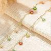 Cute Choker Necklace Colorful Daisy Flower/Tiny Coin/Satellite Beaded Layered Choker Gold Dainty Simple Chokers for Women Girls 25-26