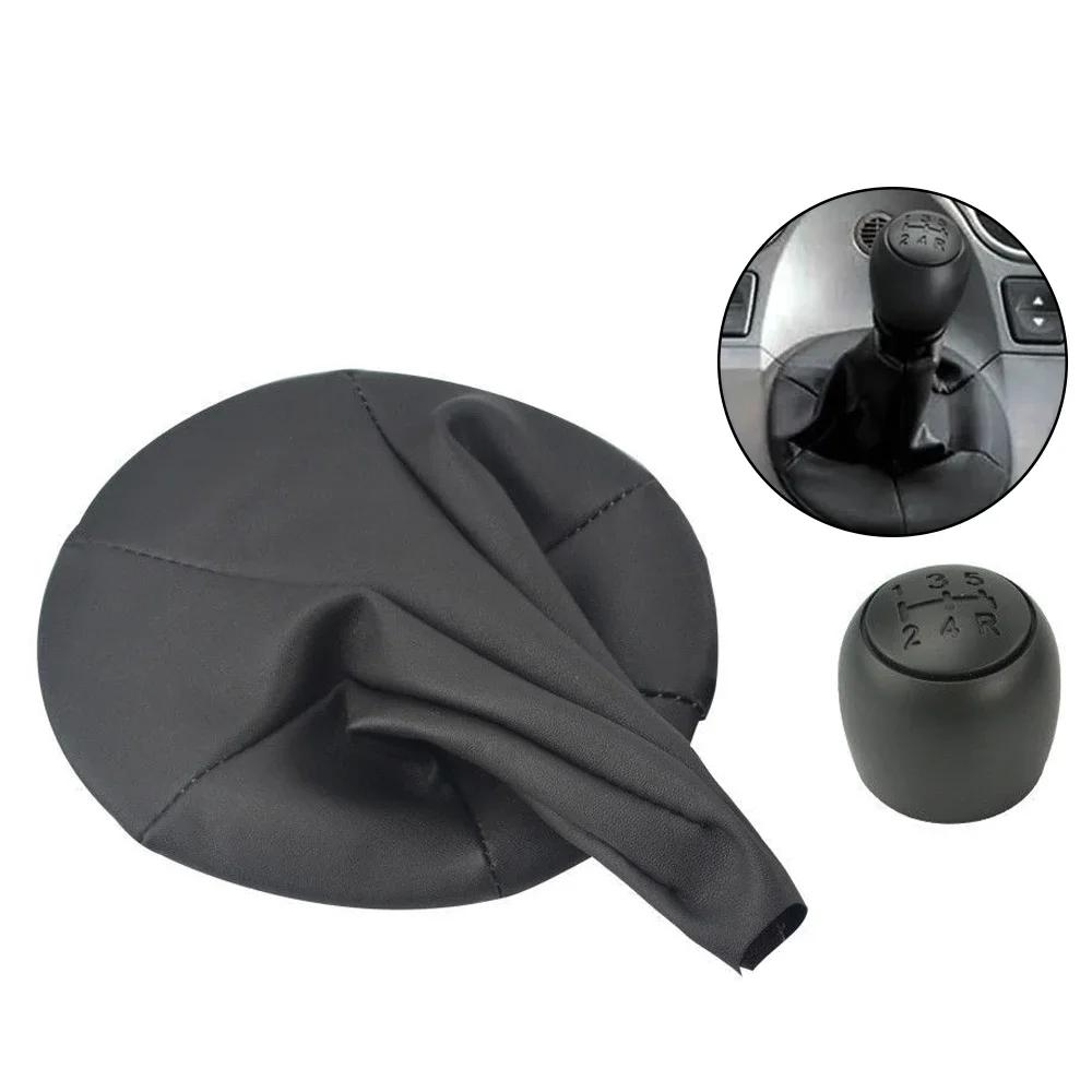 For Fiat Panda (2) 169 2003-2011 5 Speed Gear Shift Knob Lever Shifter Gaiter Boot Cover Gear Lever Knob Gaiter Kit