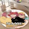Personalized K-KPop Demon Hunters Round Chair Office Rug - Perfect for Mat, Office Chair & More - Ideal Gift for Birthdays and Holidays