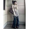 Y2k Kleidung Spinne Web Hohl Loch Spice Girl Kapuzenpullover Strick Top Pullover Frauen Koreanischen Stil Tops