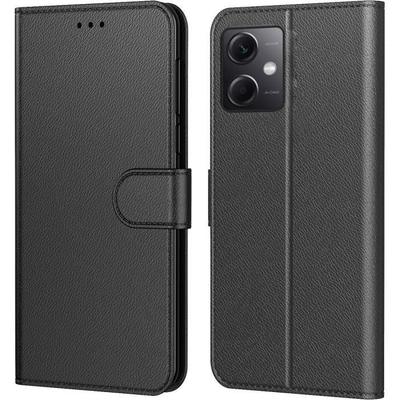 Protective Case - E.F.CONNECTION - Redmi Note 12 5G - Leather Effect - Semi-rigid - Wallet