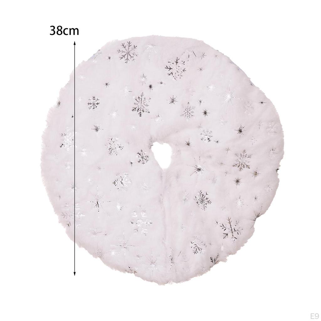 Festive Holiday Tree Skirt - Elegant Cover for Christmas Decorations