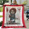 Horror movie Cult of Chucky printing blanket warm blanket soft and comfortable blanket Home travel blanket birthday gift