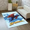 1pc Spider-Man Pattern Area Rug Soft Flannel Floor Mat for Living Room,Office,Bedroom and Carpet,Sofa Coffee Table Floor Mat