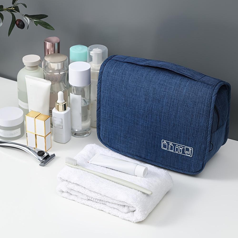 1pc Toiletry Bag Hook Multi Functional Makeup Bag Waterproof Cosmetic Storage Bag Bathroom Organizer Portable Travel Storage Bag