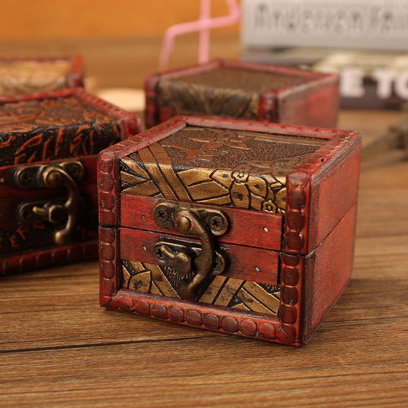 Classical Wood Jewlery Box Jewelery Storage Box Jewellery Chest Mom Gifts Antique Trinket Organizer Treasure Box for Women Girls