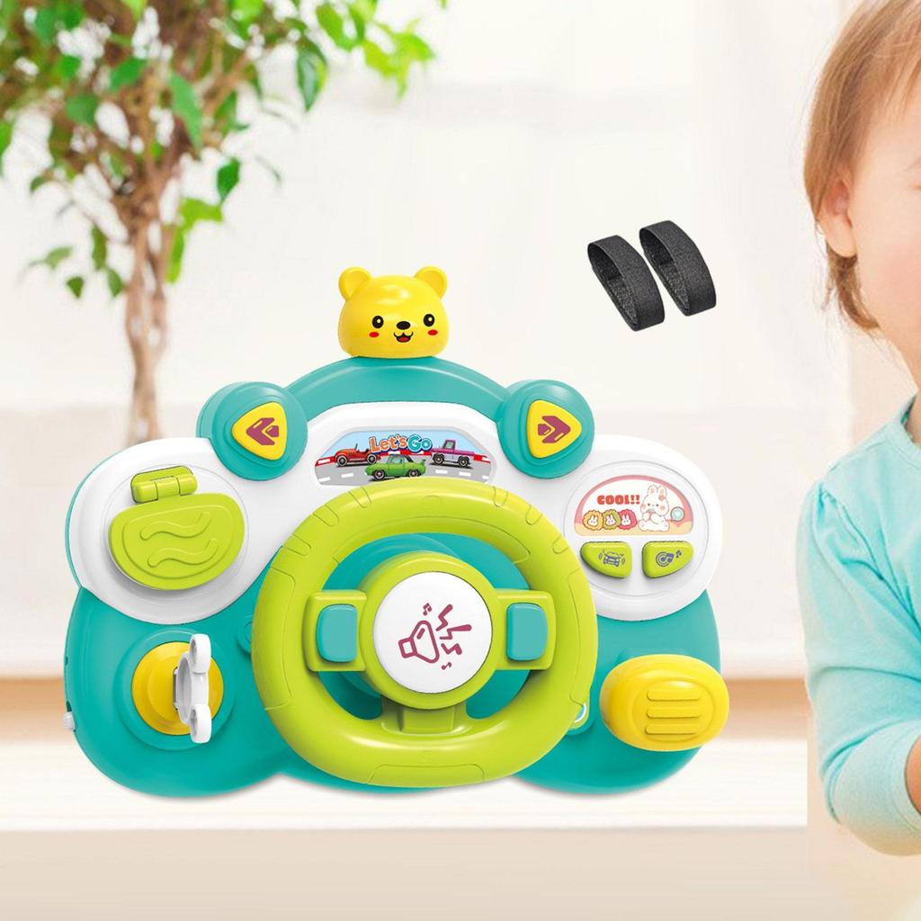 Steering Wheel Toy Twisting Mini Multifunctional My First Driving Toddlers