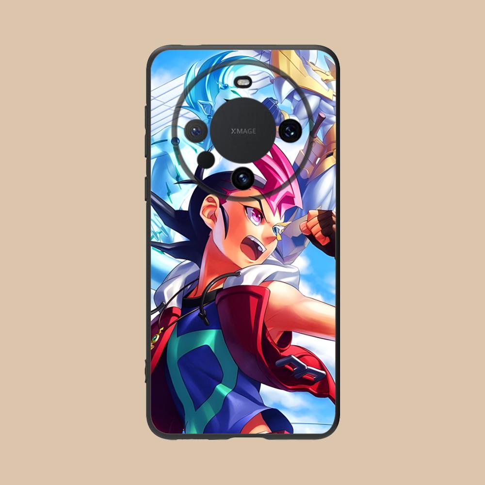 Yugioh Yuma Tsukumo Mobile Phone Case for Huawei Mate 60 50 40 30 20 10 Pro Plus Lite E 5G Colorful Printing Cover Luxury Pretty