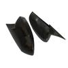 Pair Horn Side Wing Mirror Cover Caps For Fiat 500 500c 2007- Rearview Mirror Cover Shell Case Trim Add on Car Accessories
