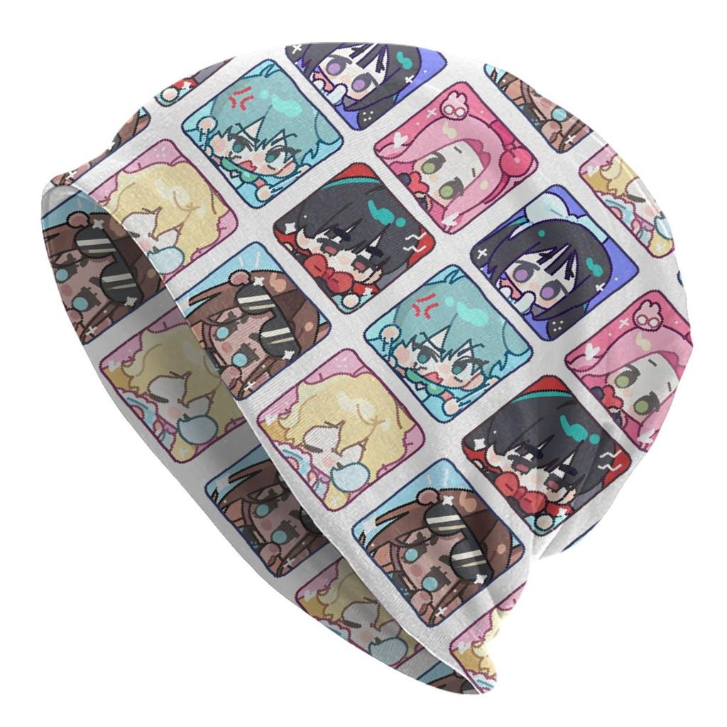 Ivan Alien Stage Anime Skullies Beanies Hat Hip Hop Unisex Women Street Caps Warm Dualuse Bonnet Hat